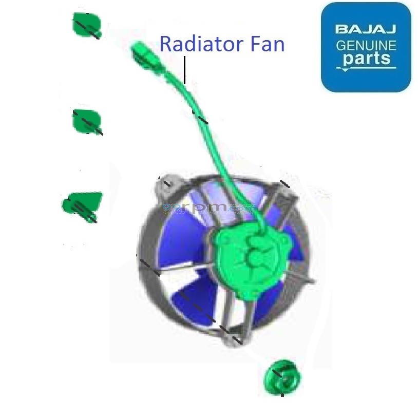Bajaj Pulsar NS200 USD Fork 2023 Radiator Fan