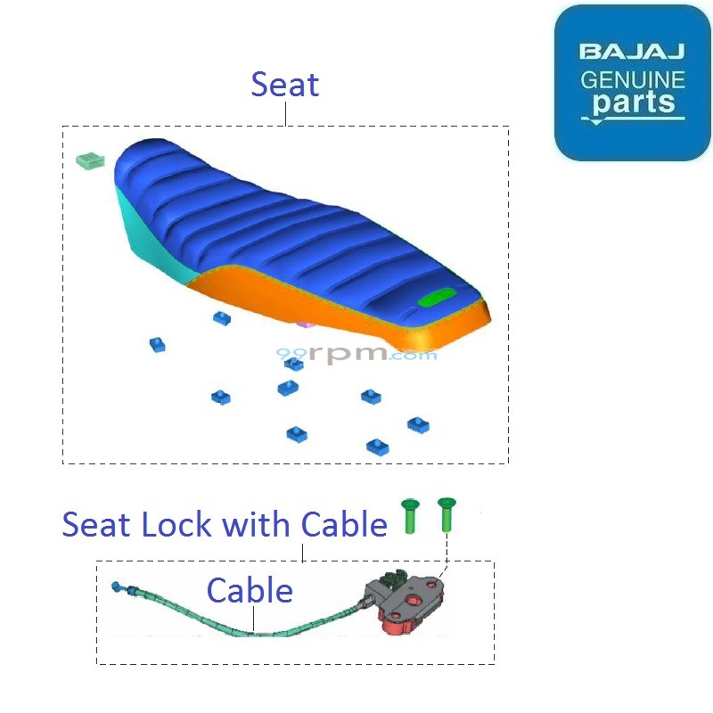 Platina 100 BS6 2020 21 Seat