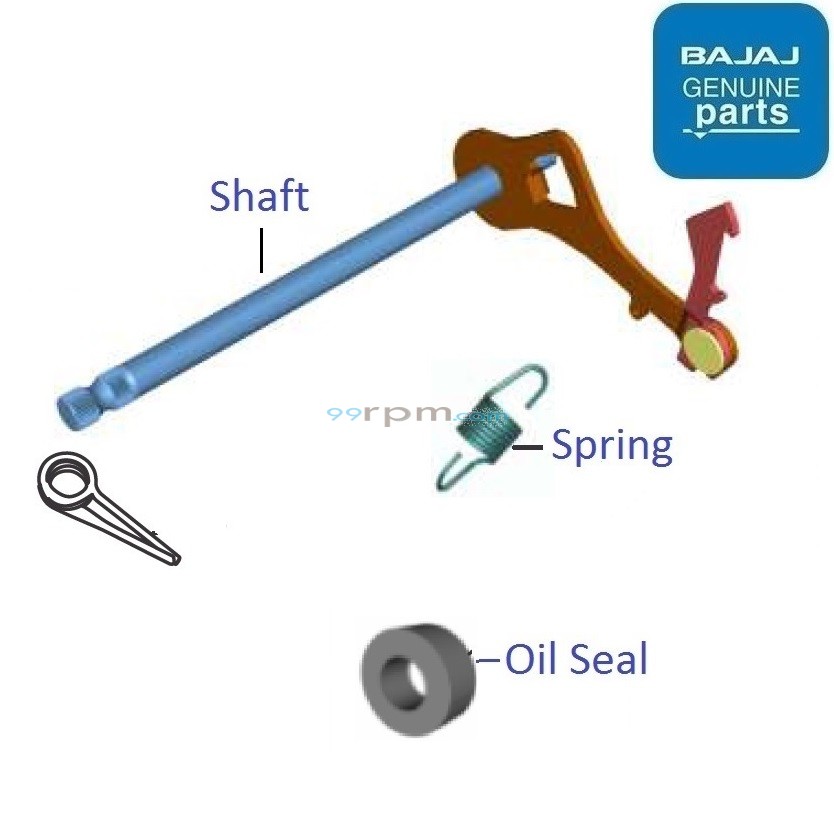 Platina 100 BS6 2020 21 Gear Change Shaft
