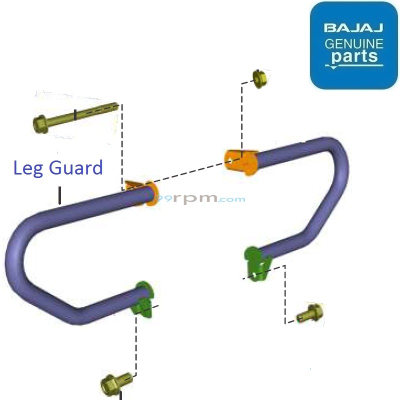 Platina 110 BS6 2020 Leg Guard