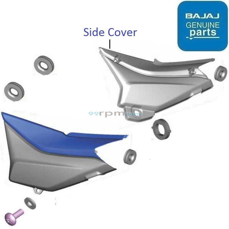 Platina 100 BS6 2020 21 Side Cover