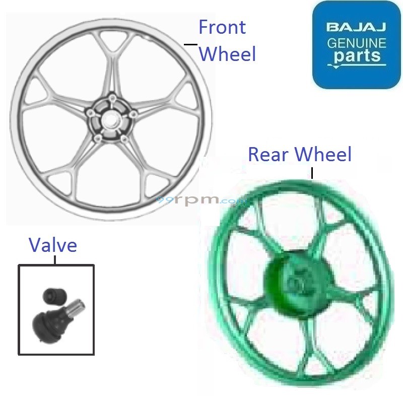 Bajaj platina alloy wheel outlet