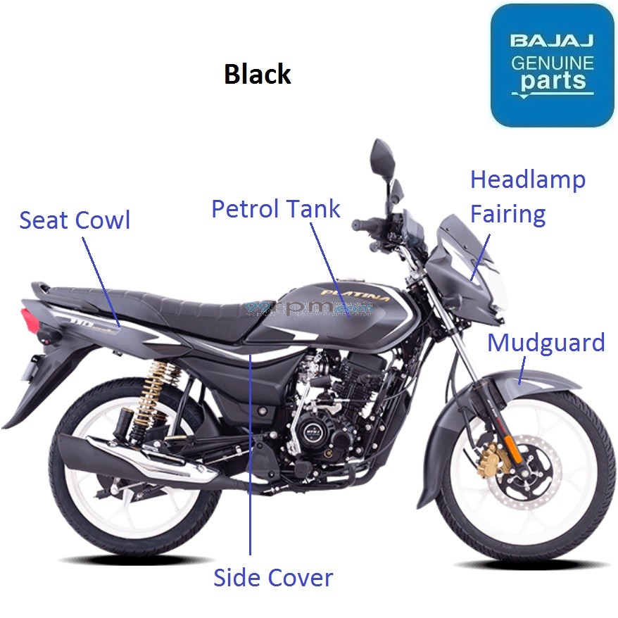 Bajaj platina bike accessories on sale