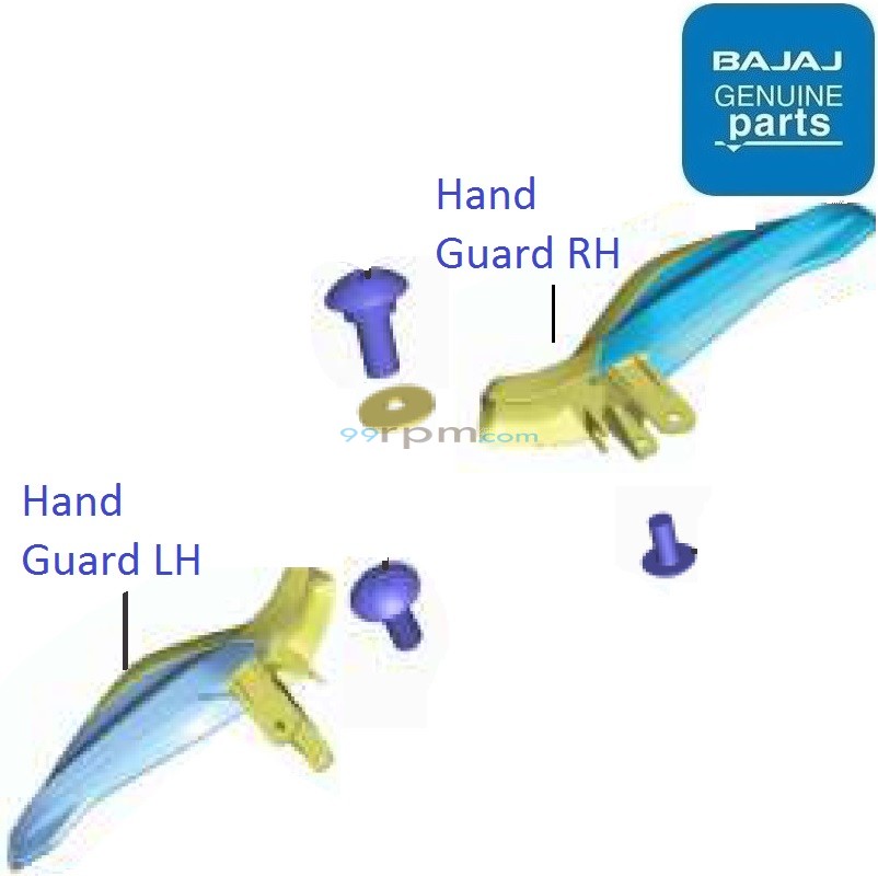 Bajaj platina handguard price best sale