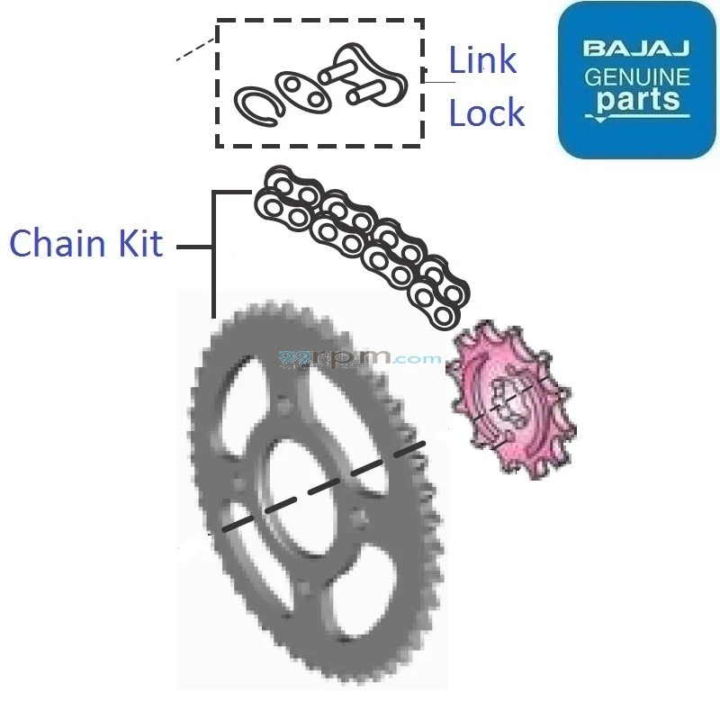 Pulsar 125 chain sprocket outlet