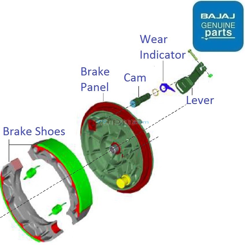 Bajaj Pulsar 125 Single Seat BS6 2020 21 Front Drum Brake