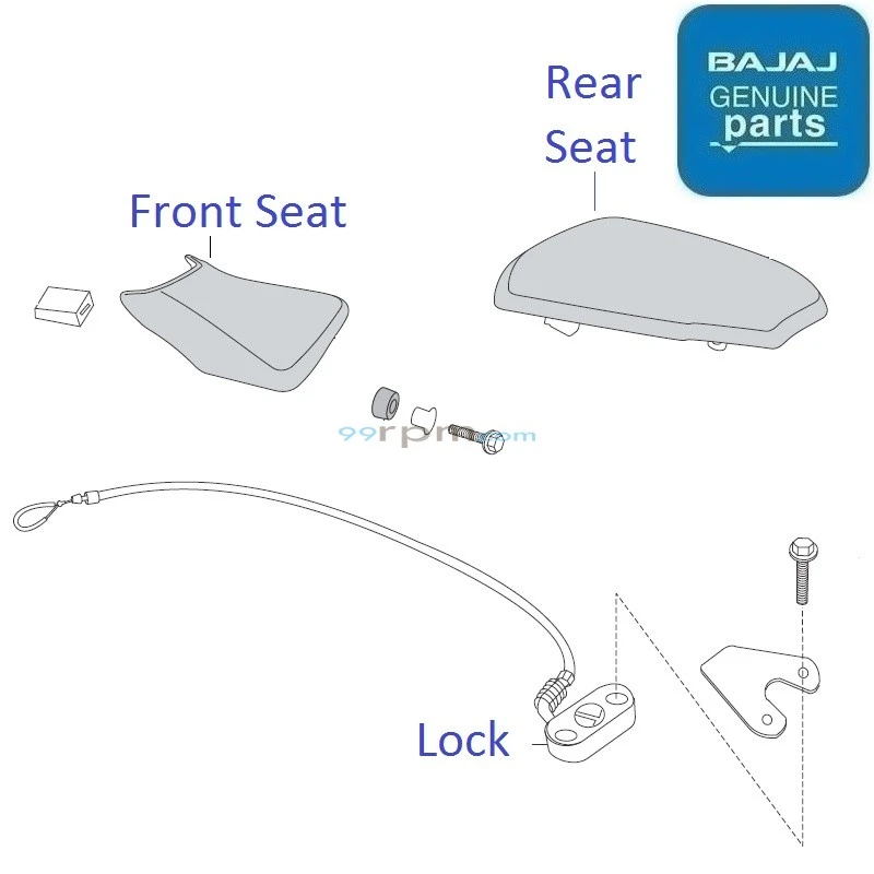 Pulsar 135 ls seat cover clearance