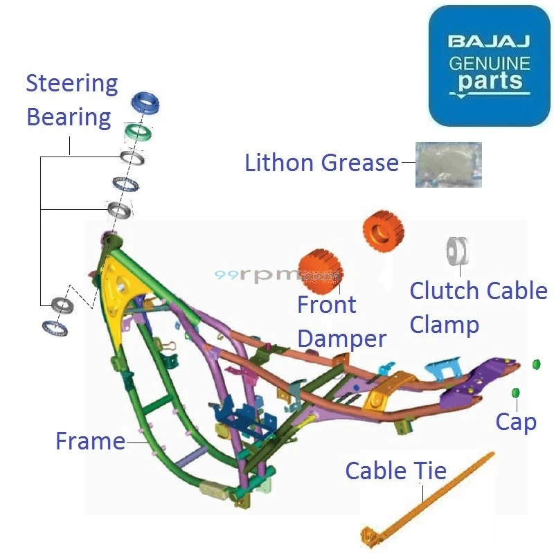 Bajaj Pulsar 150 BS4 Body Frame