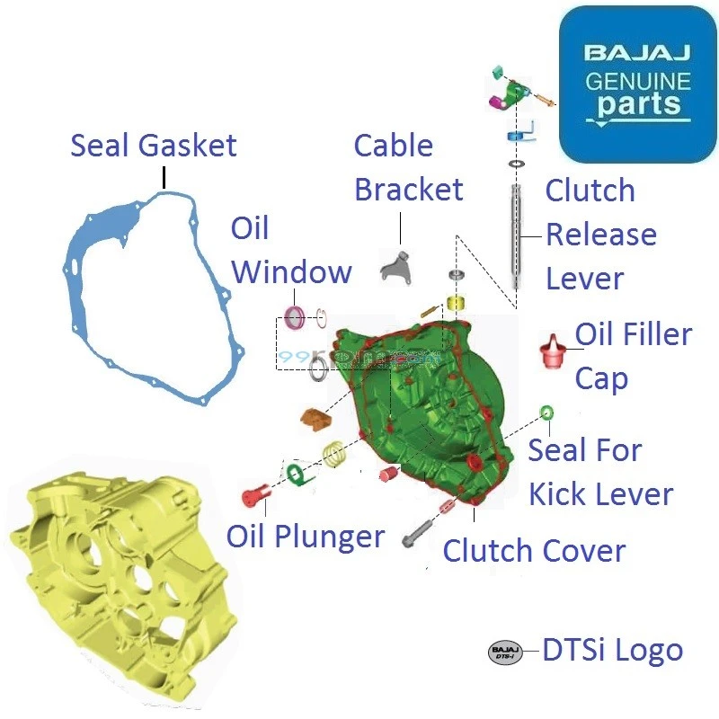 Pulsar 150 clutch cover price best sale
