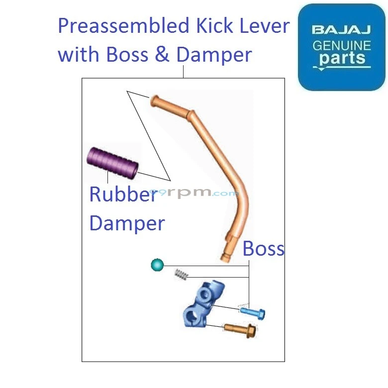 Bajaj Pulsar 150 BS4 Kick Lever