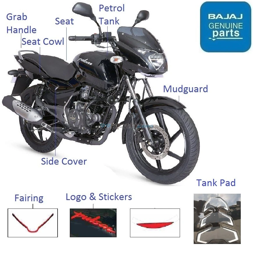 Pulsar 150 seat cowl price on sale
