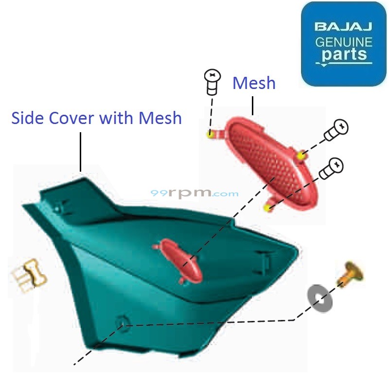 Bajaj Pulsar 150 BS4 Right Side Cover