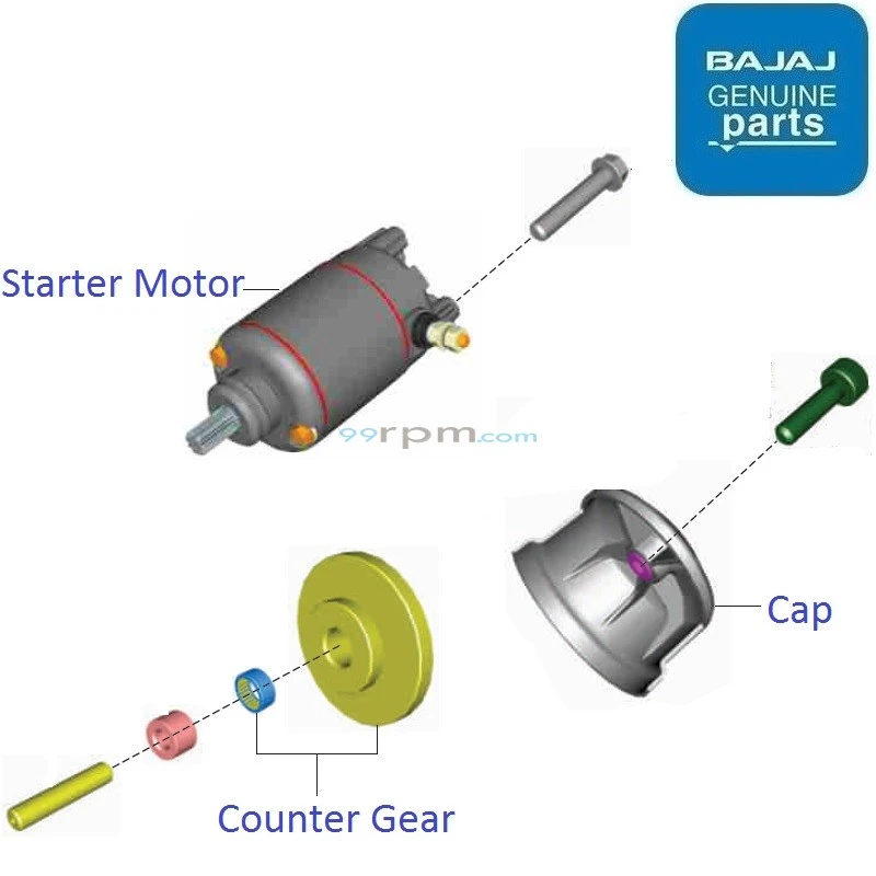 Bajaj pulsar self motor price on sale