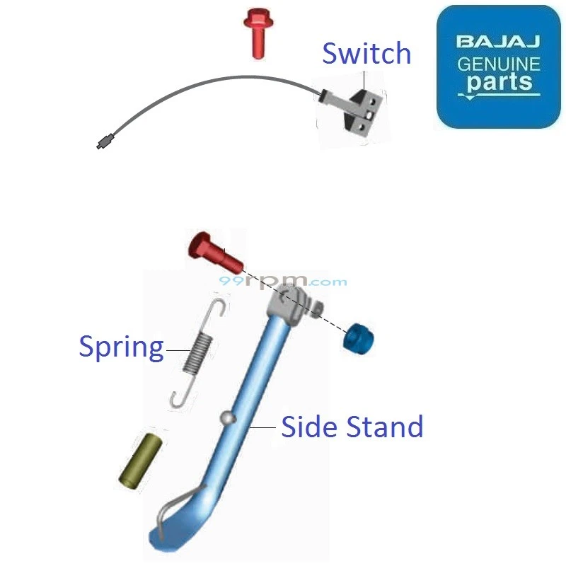 Bajaj Pulsar 150 Twin Disc UG5 BS4 Side Stand