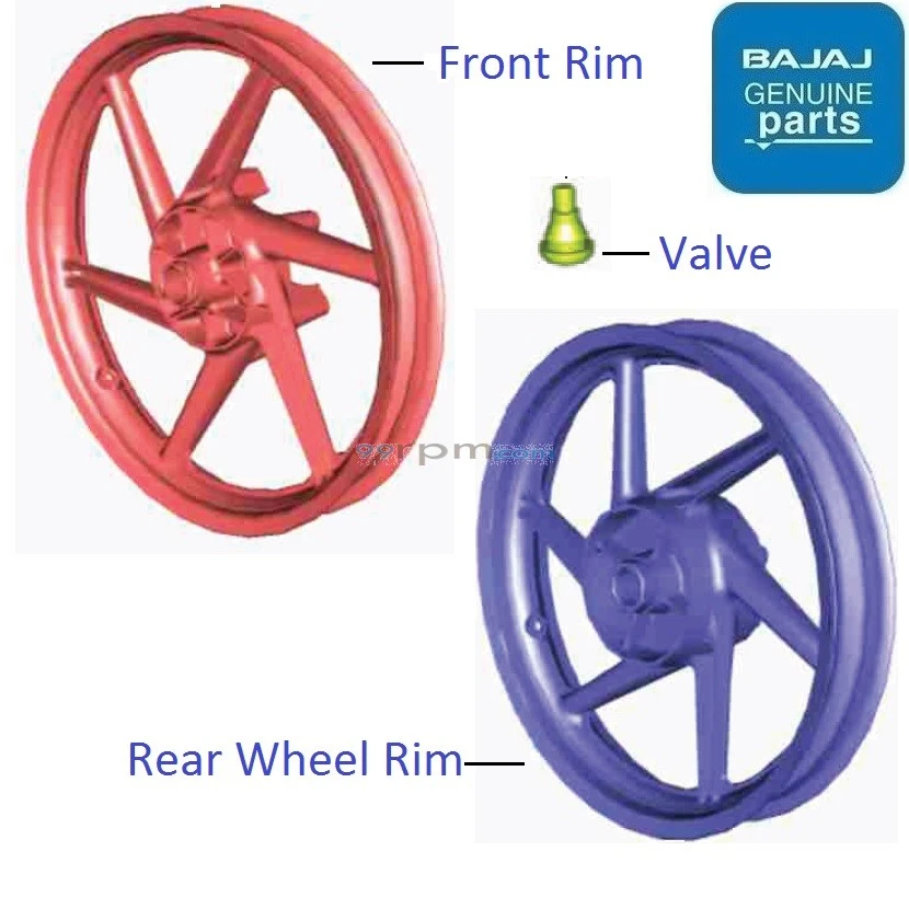 Bajaj Pulsar 150 Twin Disc UG5 BS4 Wheel Rim