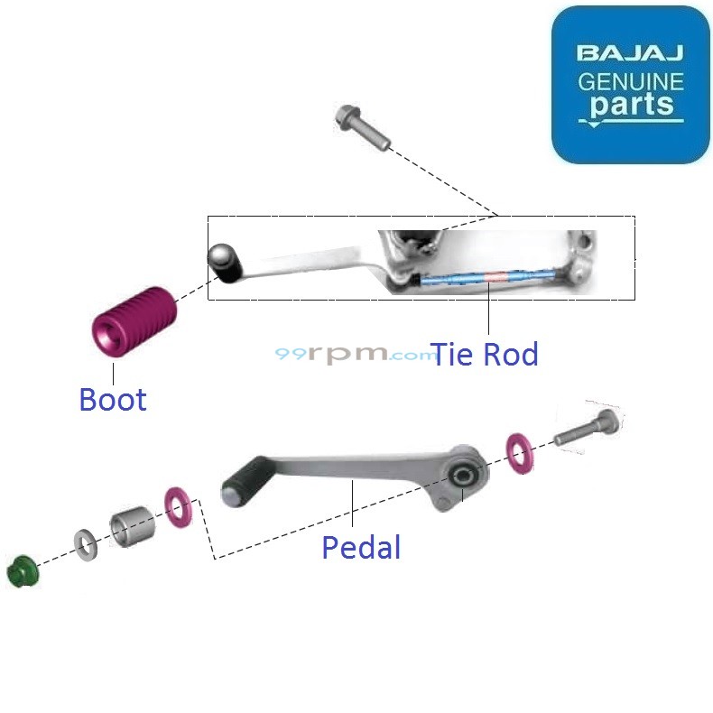 Pulsar 180 gear lever price new arrivals