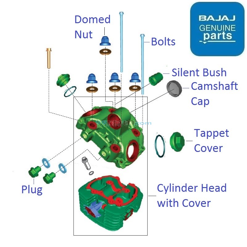 Bajaj Pulsar 180 BS4 UG5 Head Cover