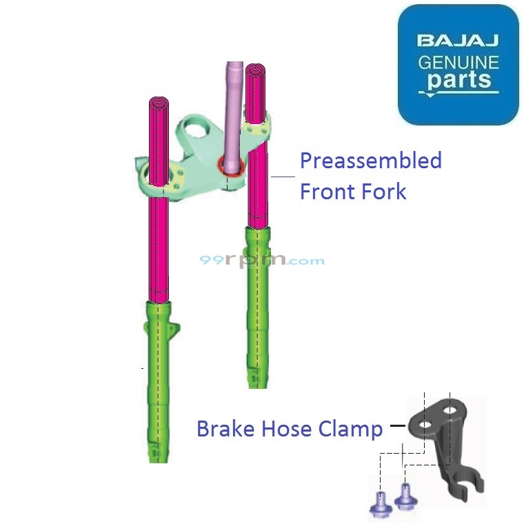 Pulsar 180 front fork price 2025