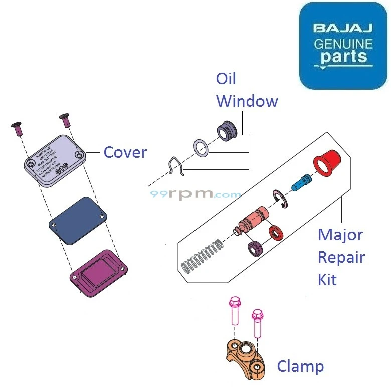Pulsar 180 master cylinder price best sale