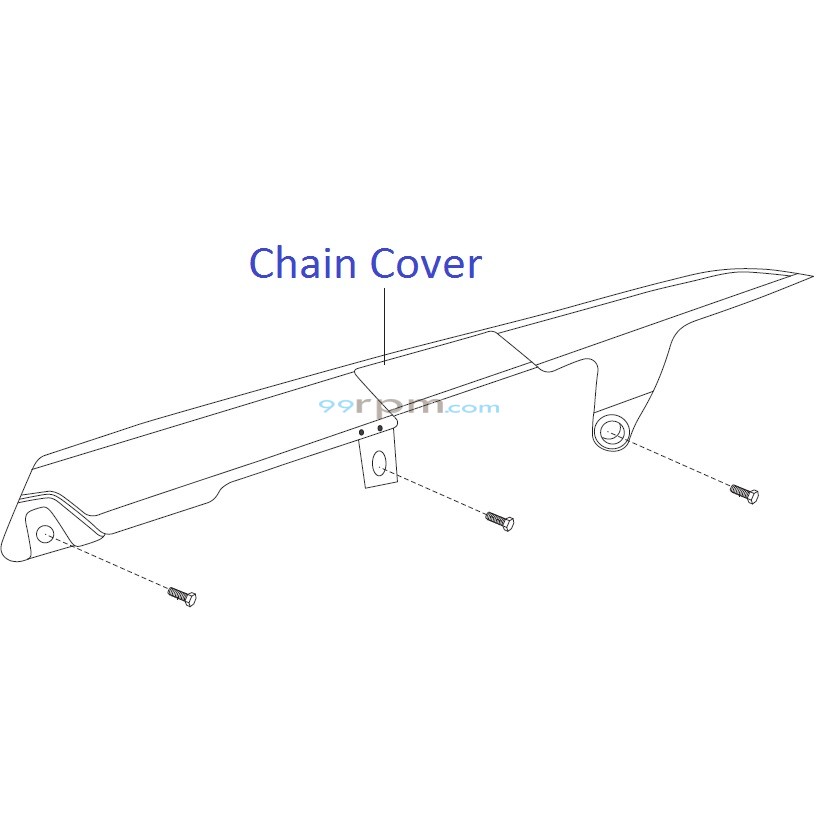 Pulsar 180 chain cover hot sale