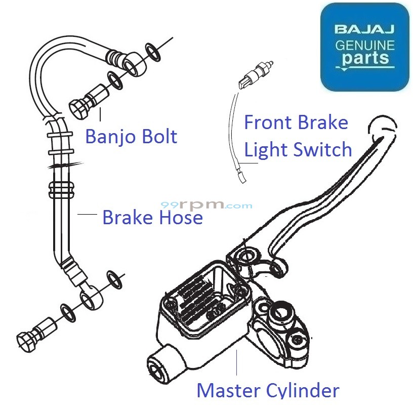 Pulsar 180 master cylinder price clearance