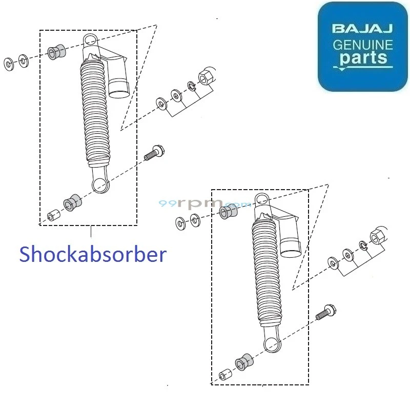 Pulsar 180 suspension price new arrivals