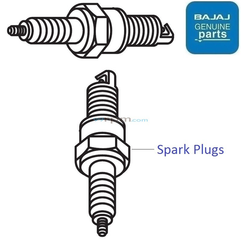 Pulsar 180 UG4 BS3 2009 16 Spark Plug