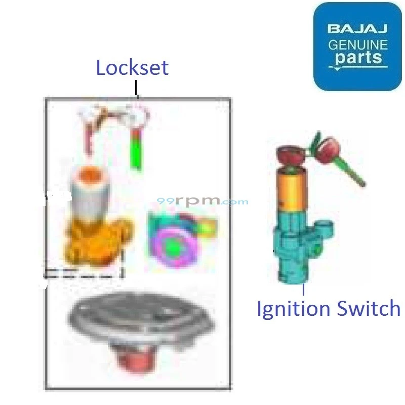 Bajaj pulsar 200 lock set price new arrivals