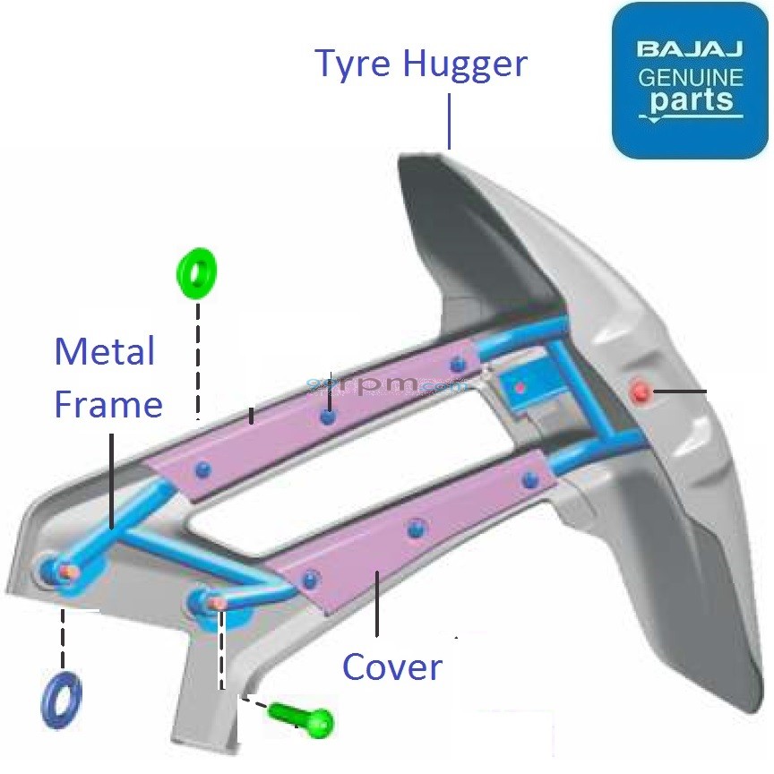 Ns 200 tyre hugger price clearance