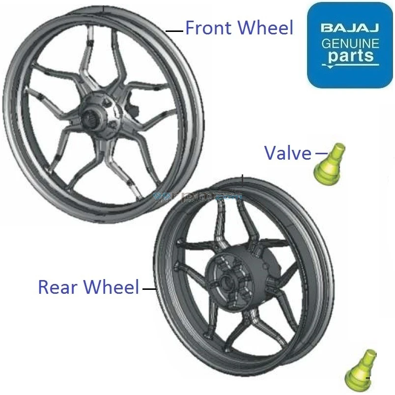 Ns 200 alloy wheel top