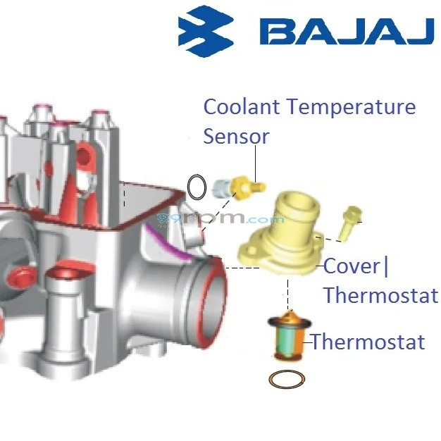 Pulsar 200 ns temperature sensor best sale