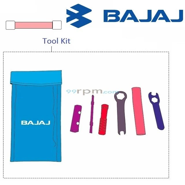 Bajaj pulsar tool kit price 2025