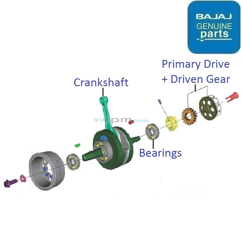 Bajaj Pulsar 220F BS6 2020 Crankshaft
