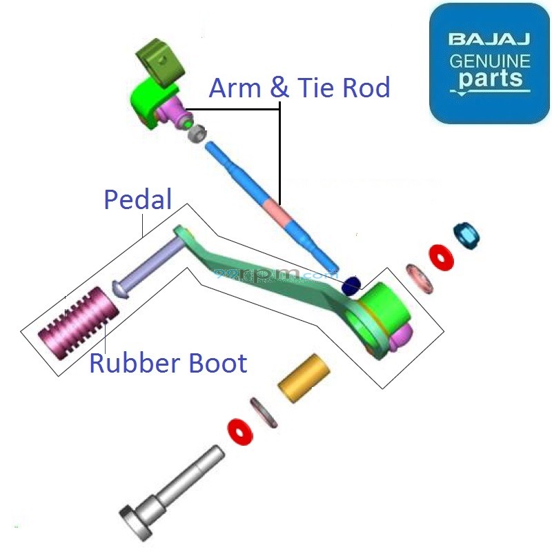 Pulsar 220 gear lever price hot sale