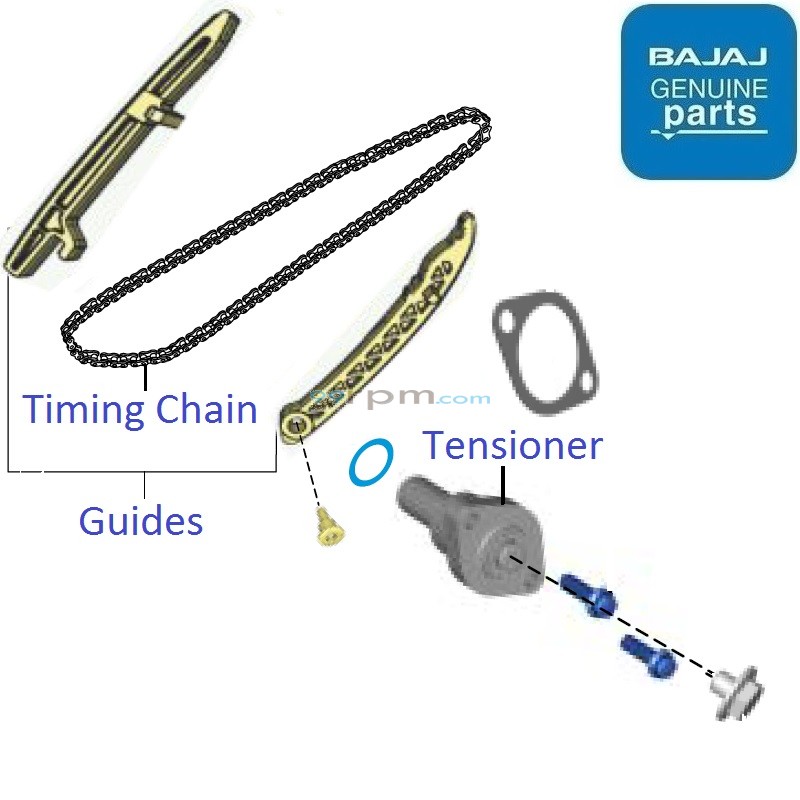 Pulsar timing chain top