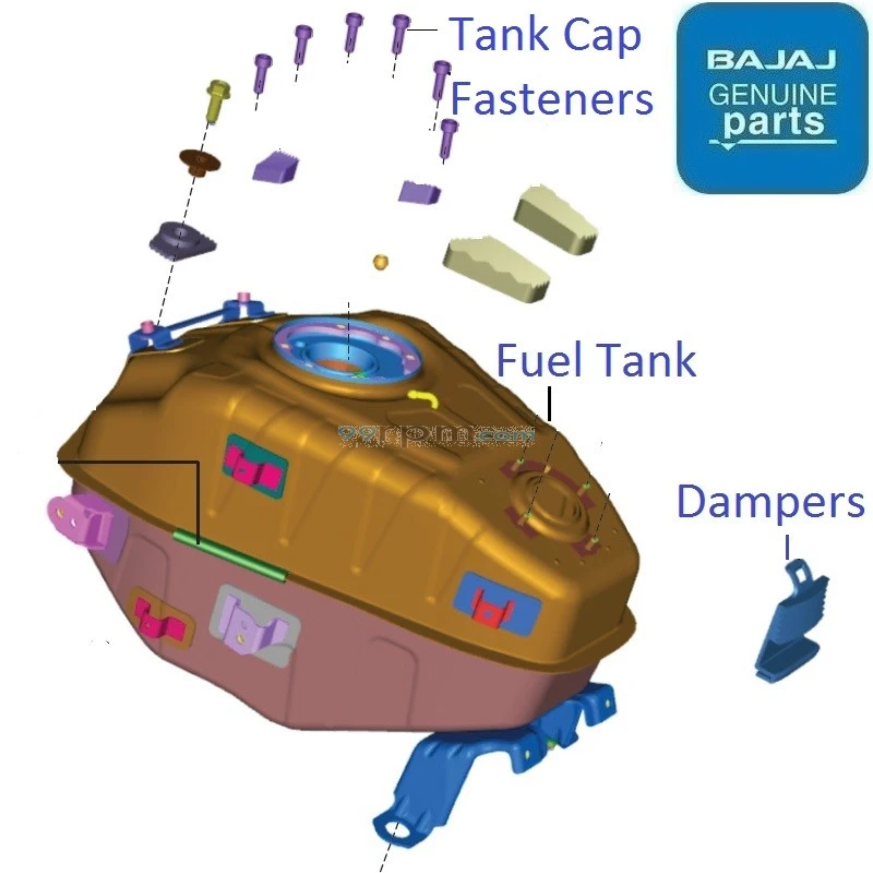 Pulsar 125 petrol tank price discount