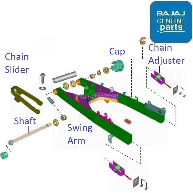 Ns 200 swing arm price top