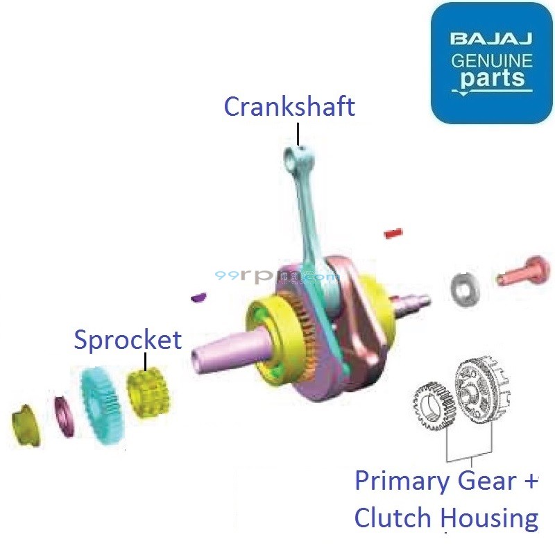 Bajaj Pulsar N160 Dual ABS 2022 23 Crankshaft
