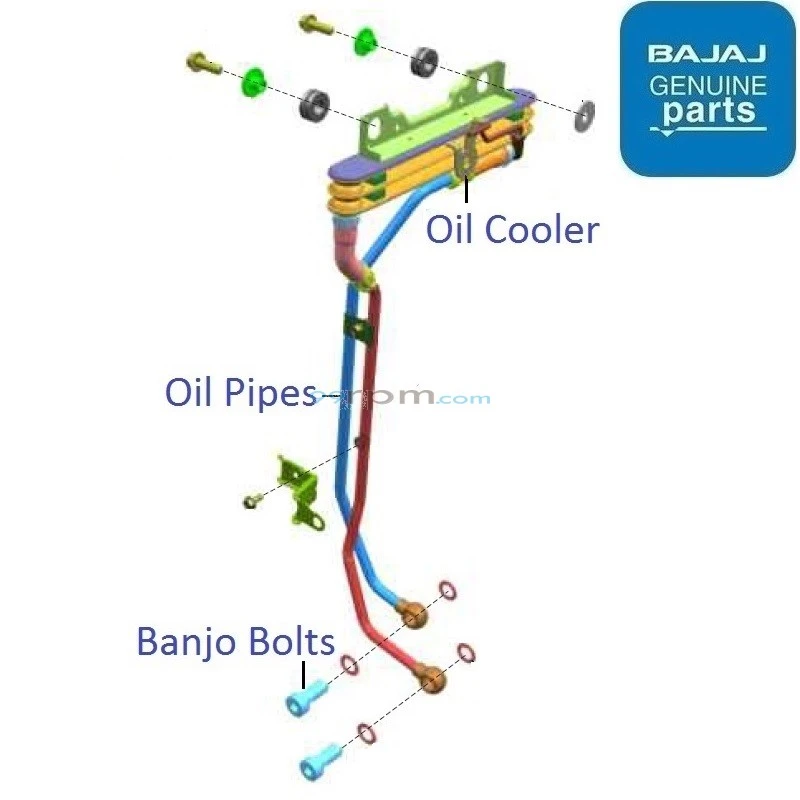 Bajaj Pulsar N160 Dual ABS 2022 23 Oil Cooler