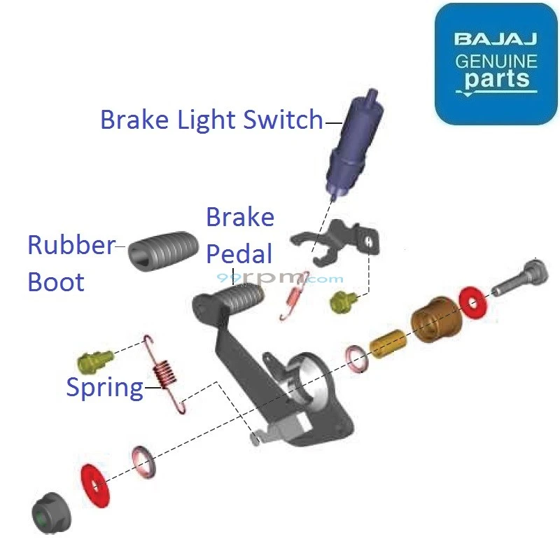 Pulsar 150 brake pedal price discount