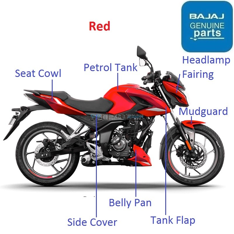 Pulsar 150 twin disc tank cover on sale