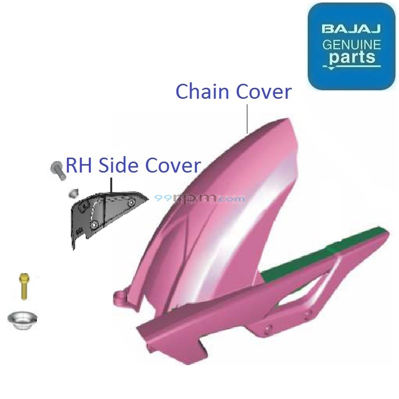 Bajaj Pulsar RS200 BS6 2021 2023 Chain Cover