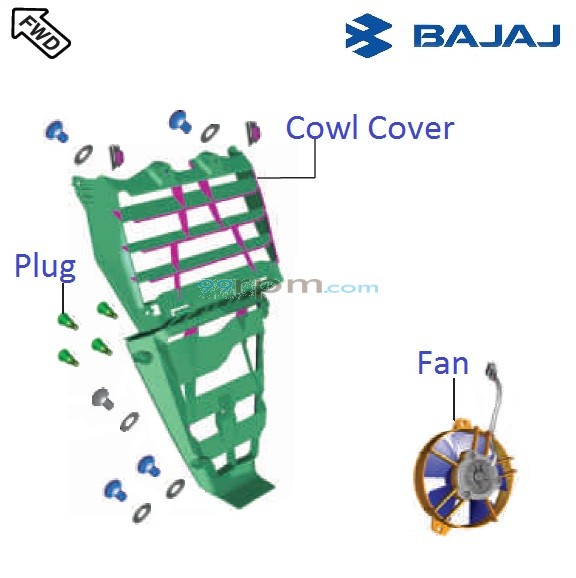 Rs 200 radiator fan price store