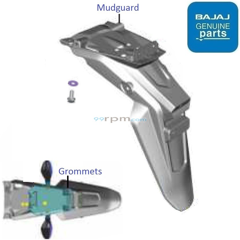 Ns 200 mudguard rear cheap