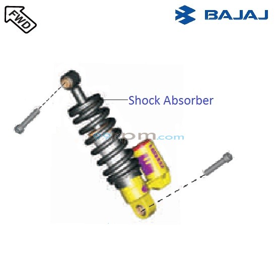 Pulsar 200 ns rear shock absorber price 2025