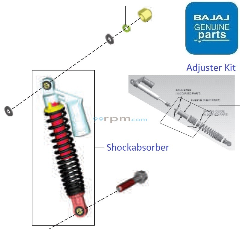 Pulsar 135 back shocker price 2025