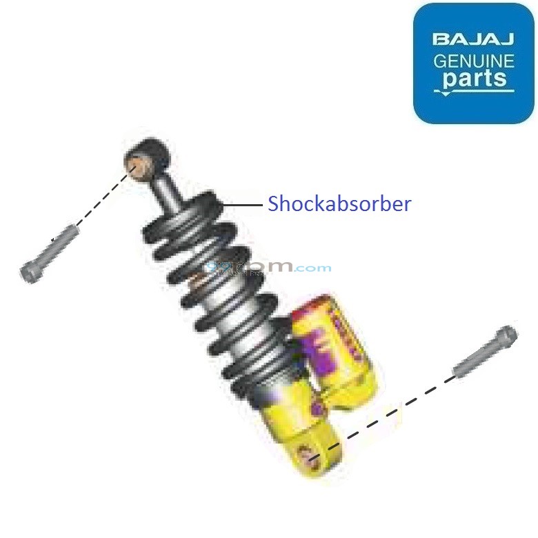Pulsar 220 rear shocker price on sale
