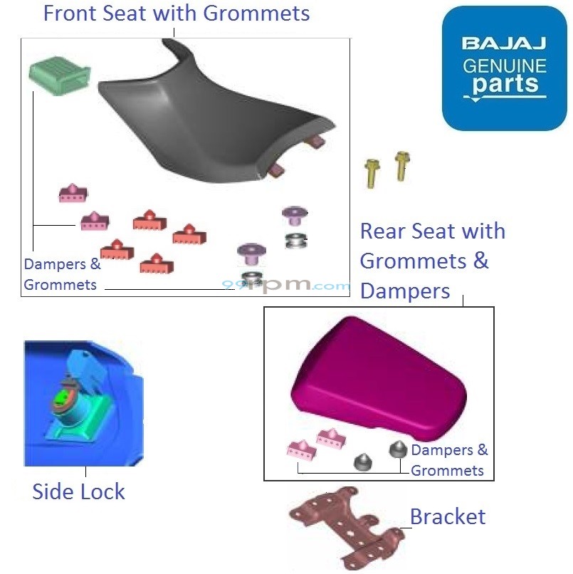 Bajaj Dominar 400 Rider Seat