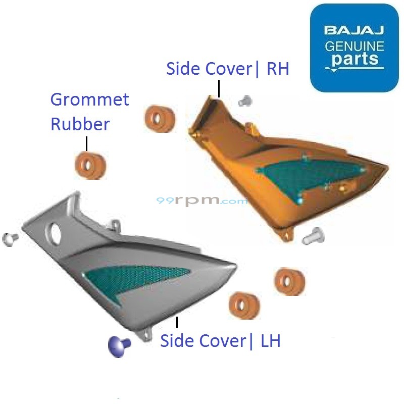 Bajaj Pulsar AS150 Side Covers