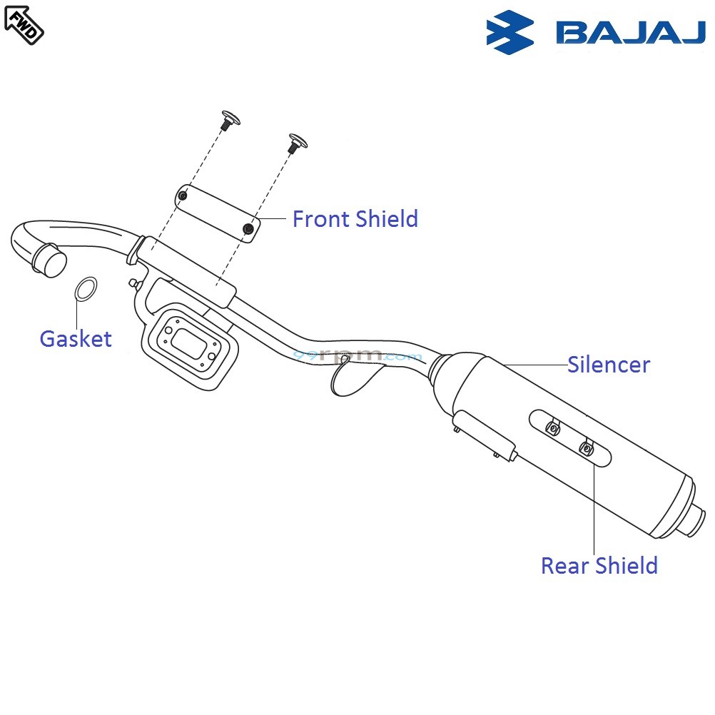 Pulsar 220 silencer ex showroom price outlet